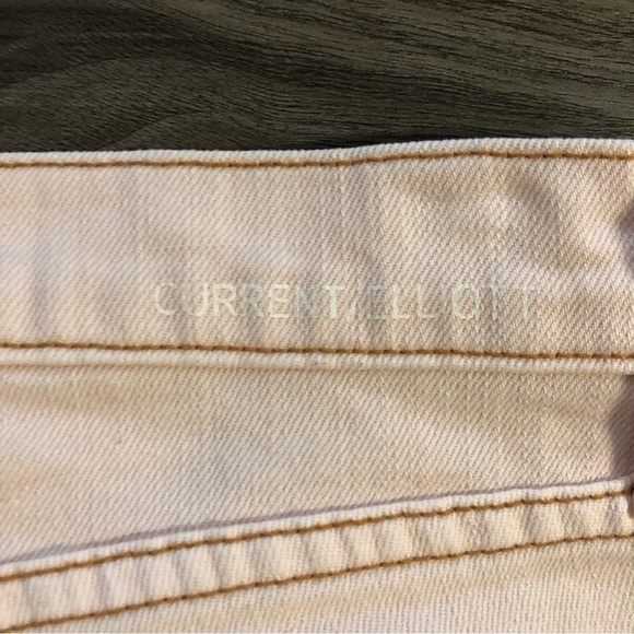 Current/Elliott Jeans Women’s 26 Skinny Blushback Harbor Destroy Busted Knees - Picture 7 of 8